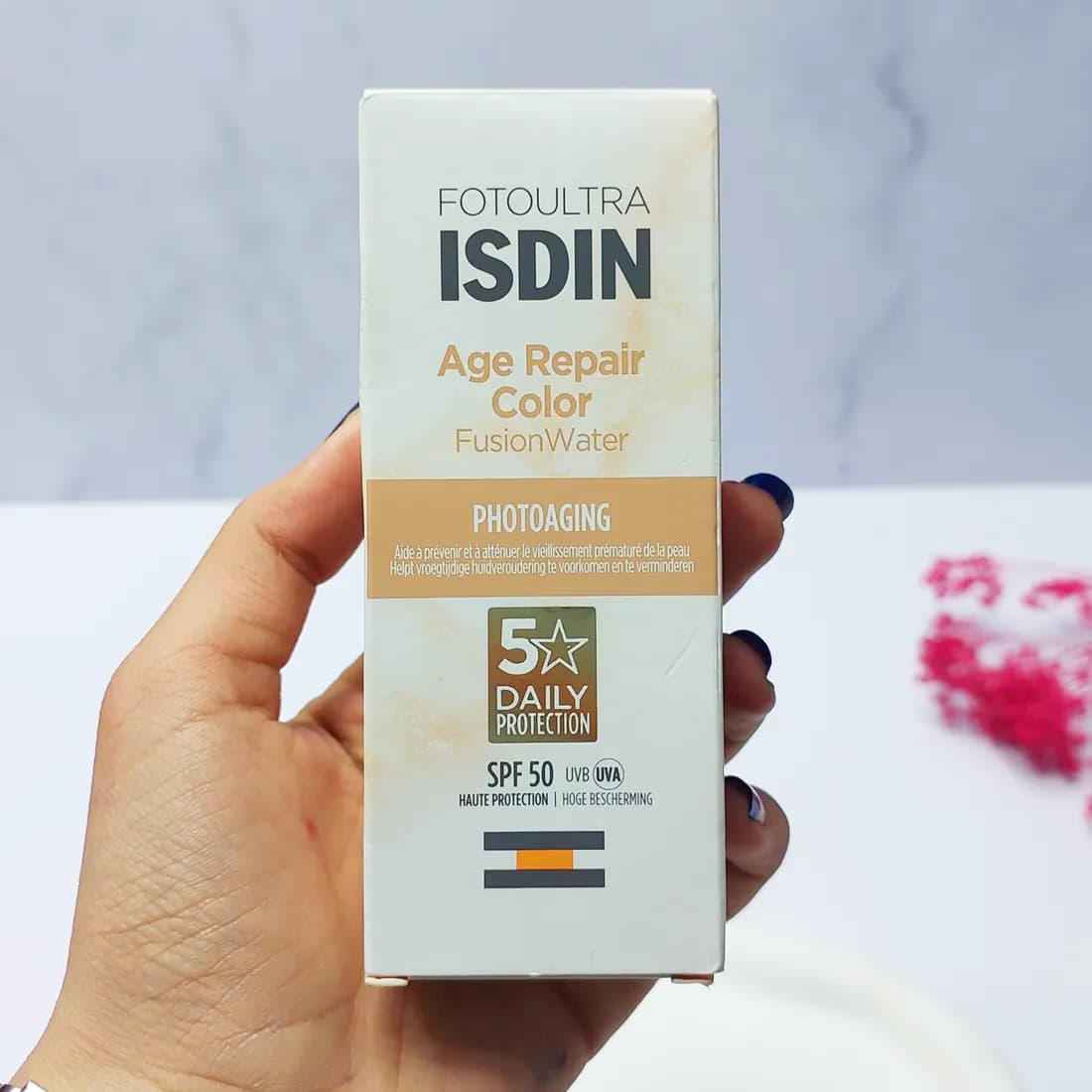 کرم ضدآفتاب ضد چروک ایزدین مدل AGE REPAIR حجم 50 میلی لیتر — تصویر ۳