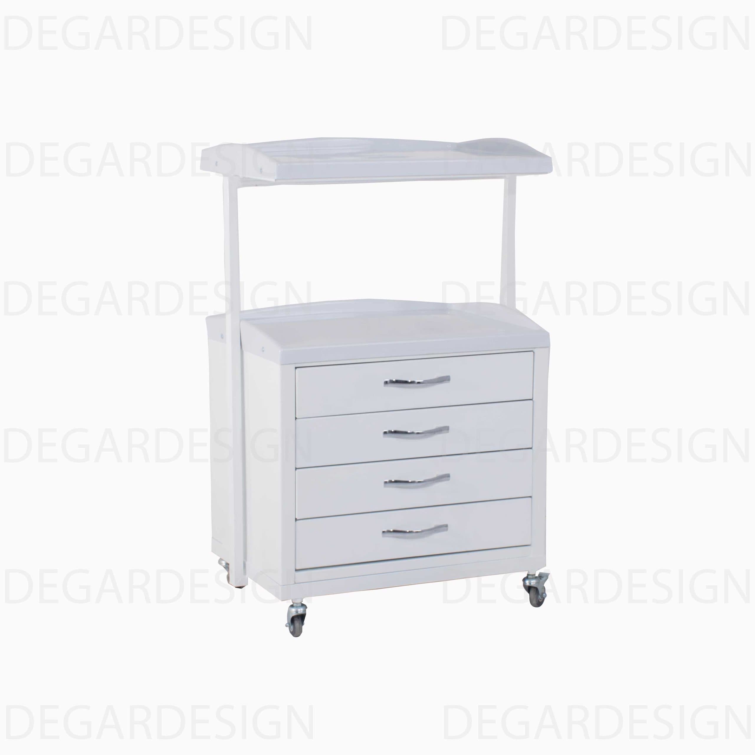 Troy Beauty Salon Trolley with 4 Drawers