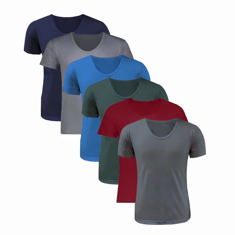 زیرپوش آستین دار مردانه تاروپود مدل نخ پنبه دو رو کد 10439 مجموعه 6 عددی