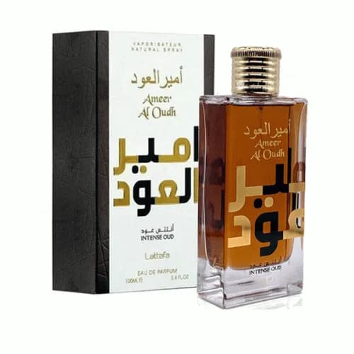 ادکلن لطافه100 میل مدل امیرالعود اینتنس عود مشابه رایحه میسون مارژیلا بای د فایرپلیس اورجینال