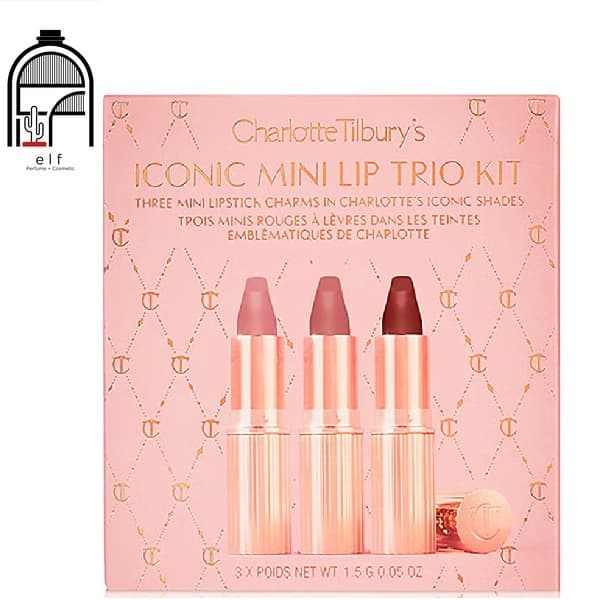 Charlotte Tilbury Iconic Mini Lip Trio Kit – کیت مینی سه‌تایی لب شارلوت تیلبری