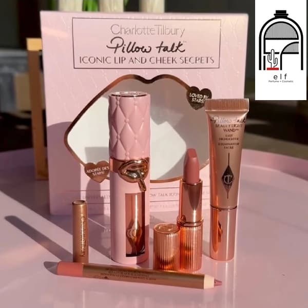 شارلوت تیلبری ست پیلوتاک آیکونیک Charlotte Tilbury Pillow Talk Iconic Lip And Cheek Secrets — تصویر ۷