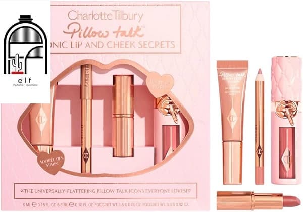 شارلوت تیلبری ست پیلوتاک آیکونیک Charlotte Tilbury Pillow Talk Iconic Lip And Cheek Secrets — تصویر ۳