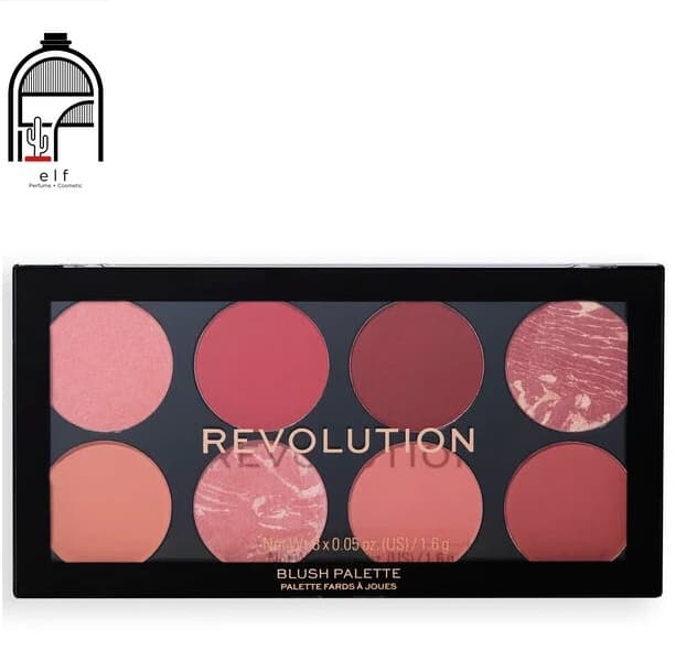 🎨 پالت رژگونه رولوشن Revolution Ultra Blush Palette Sunset Burst اورجینال