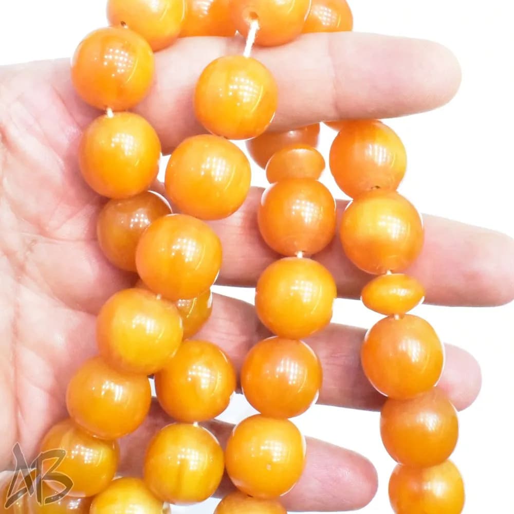تسبیح سندلوس بودار 33 دانه اصل کد 1065 بودار گرد درشت آقابزرگ — تصویر ۹