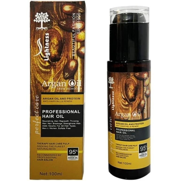 روغن مو آرگان لایتنس بدون سولفات حجم ۱۰۰ میل
