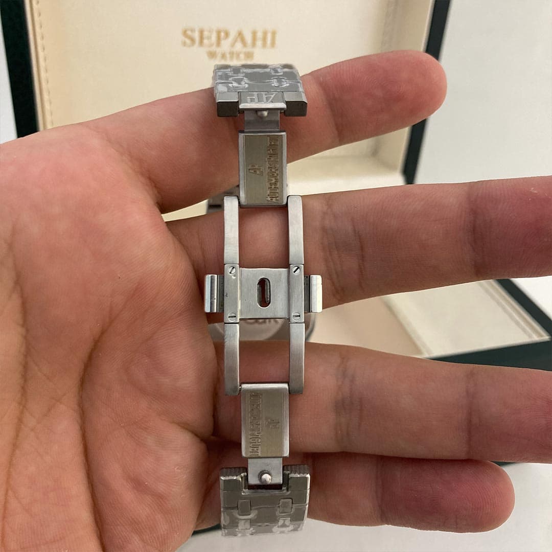 ساعت مچی مردانه اودمار پیگه تک موتوره مدل AP-Tnsso03 بند فلزی — تصویر ۵