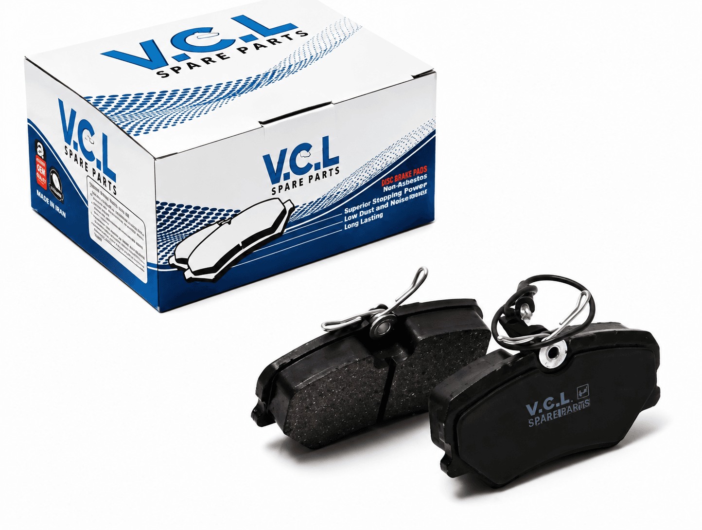 لنت ترمز جلو پژو 405 پژو پارس سمند و آریسان 1 ، برند VCL فابریکی ایرانخودرو