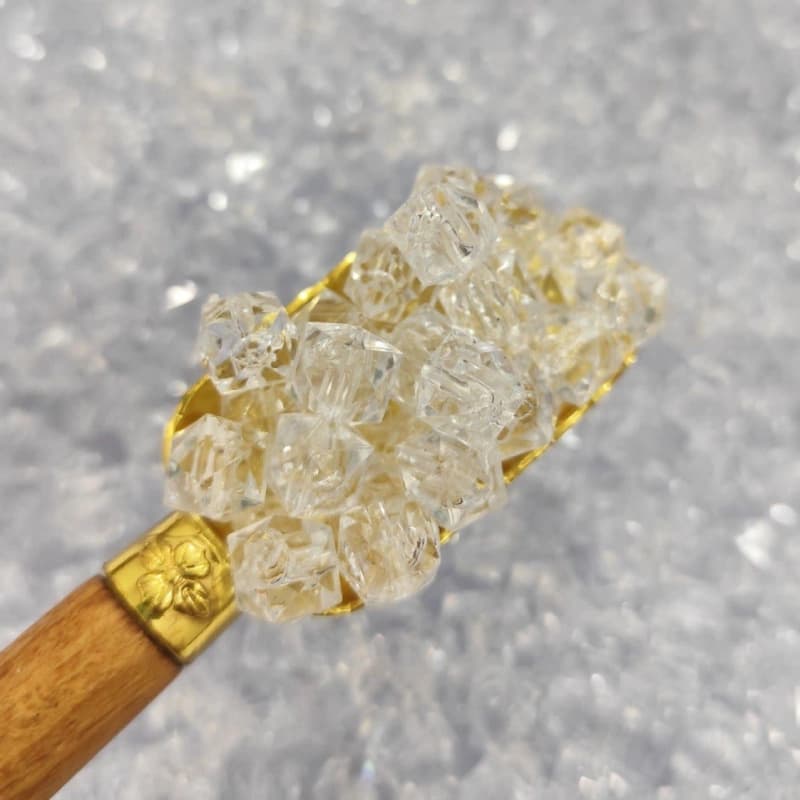 مهره رنگی ایرانی شفاف چندوجهی سایز 10میل(100گرمی)