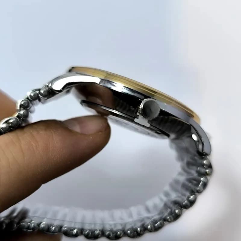 ساعت مردانه سیتیزن اسپشیال تاریخ دار – بند دو رنگ صفحه مشکی – 128101 — تصویر ۷