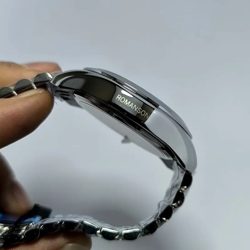 ساعت مردانه رومانسون والنتینو – موتور ژاپن – تاریخ دار – طرح سه موتور – 109901 — تصویر ۸