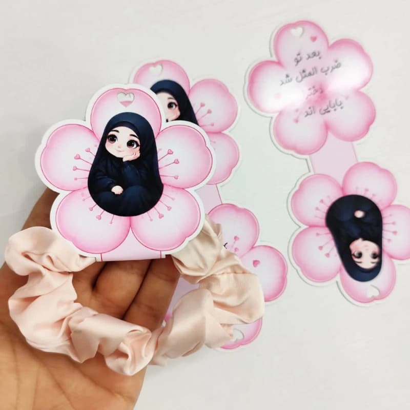 کارت گیفت حضرت رقیه طرح گل (10عددی) — تصویر ۳