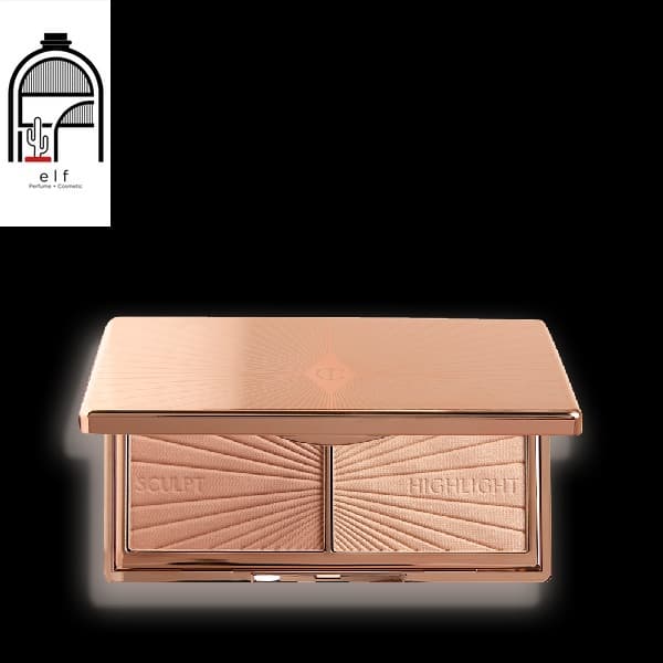 پالت کانتور و هایلایتر شارلوت تیلبری (Charlotte Tilbury Mini Filmstar Bronze & Glow – Light to Medium)