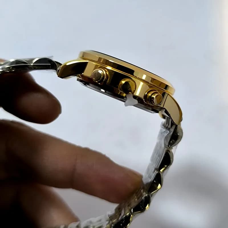 ساعت زنانه الگانس طرح سه موتور ژاپن – رنگ ثابت – ضد آب – 103501 — تصویر ۷