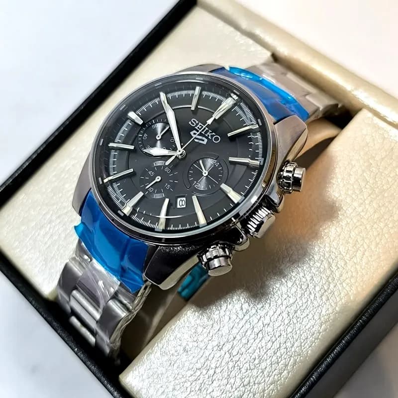 ساعت مردانه سیکو – تاریخ دار – رنگ ثابت – کرنوگراف – 104901