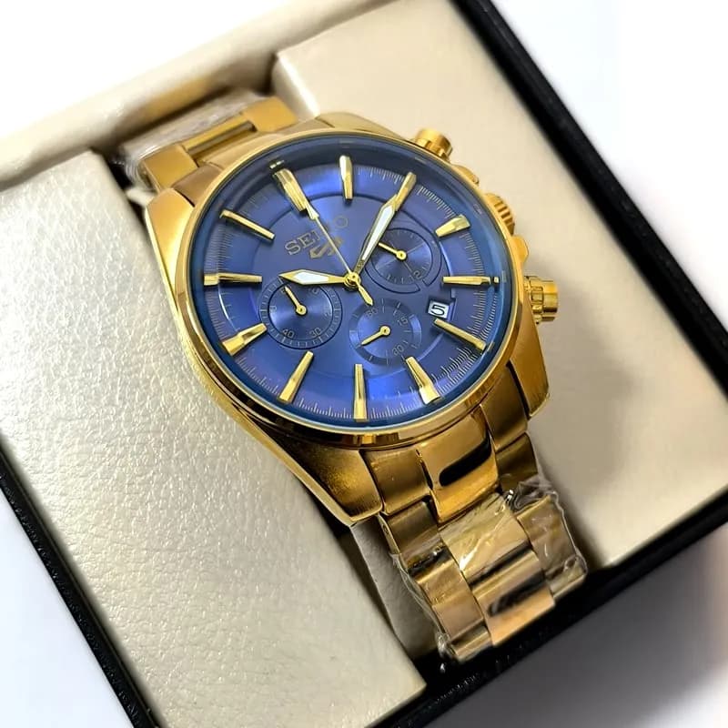 ساعت مردانه سیکو – تاریخ دار – رنگ ثابت – کرنوگراف – 108001 — تصویر ۲