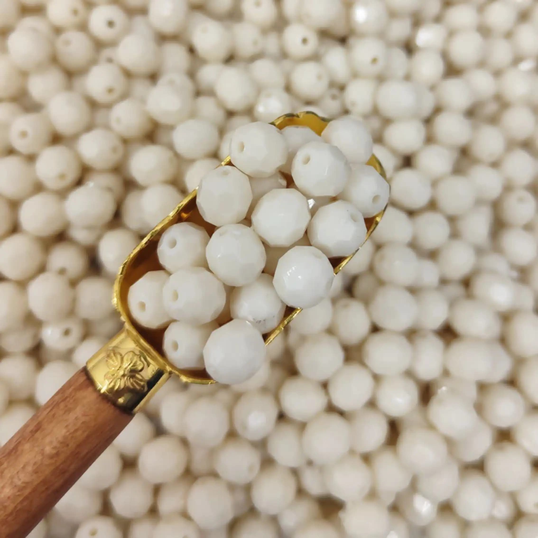مهره رنگی ایرانی شیری زنبوری سایز 10میل(100گرمی) — تصویر ۲