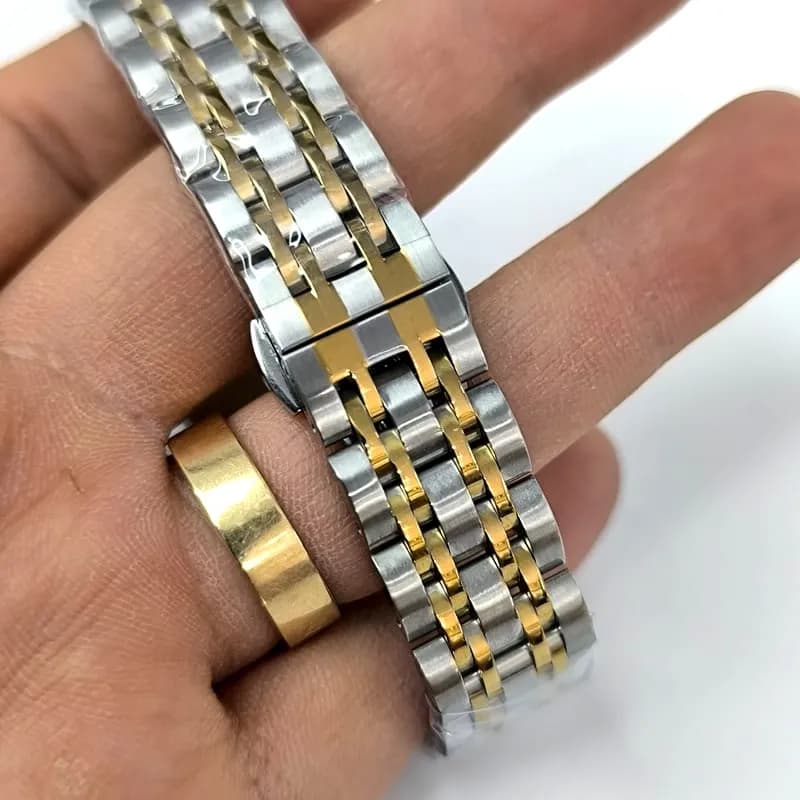 ساعت زنانه رومانسون والنتینو – موتور ژاپن – تاریخ دار – طرح سه موتور – 1526 — تصویر ۵