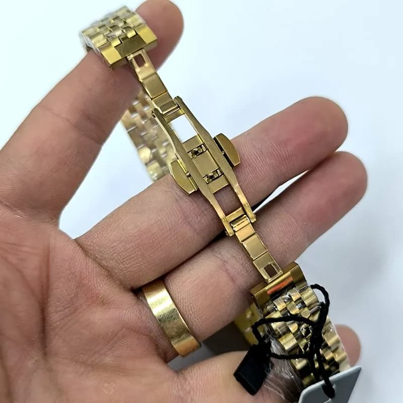 ساعت زنانه رومانسون والنتینو – موتور ژاپن – تاریخ دار – طرح سه موتور – 1522 — تصویر ۴