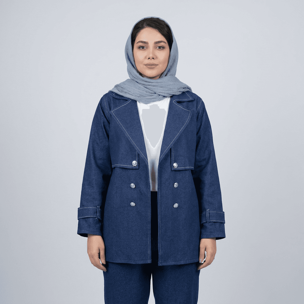 ترنج کت جین ساده