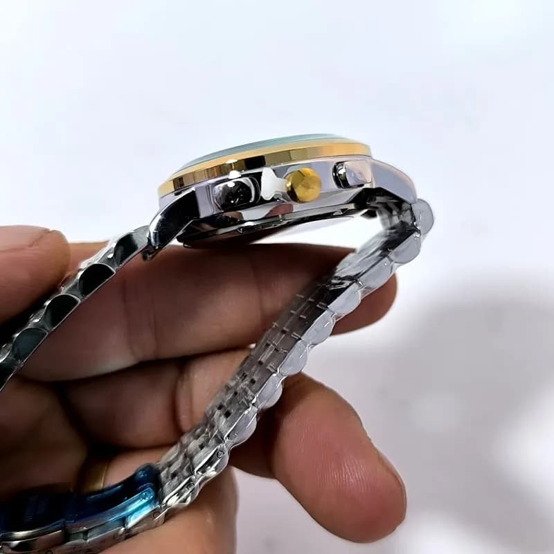ساعت زنانه رومانسون والنتینو – موتور ژاپن – تاریخ دار – طرح سه موتور – 119101 — تصویر ۴