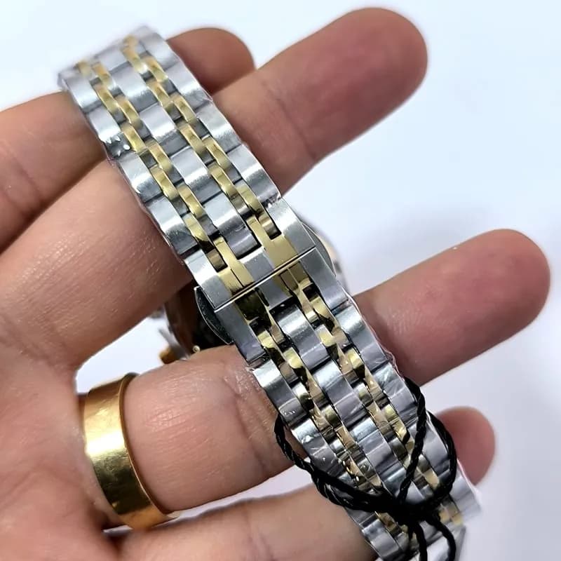 ساعت زنانه رومانسون والنتینو – موتور ژاپن – تاریخ دار – طرح سه موتور – 1453 — تصویر ۷
