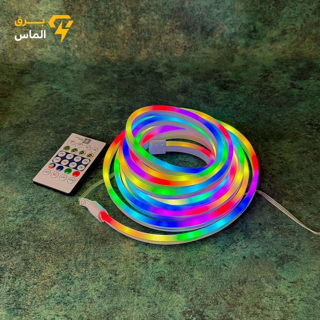 ریسه نئون فلکسی هوشمند 5 متری RGB هوشمند موزیکال اصلی / ضمانت بازگشت وجه