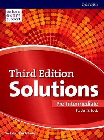 Solutions 3rd Edition Pre-Intermediate