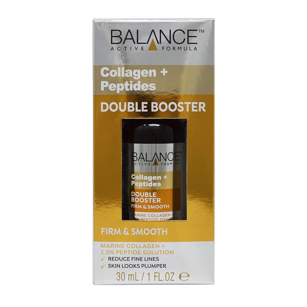 سرم کلاژن پپتاید دابل بوستر بالانس 30 میل Collagen + peptides double booster Balance — تصویر ۳