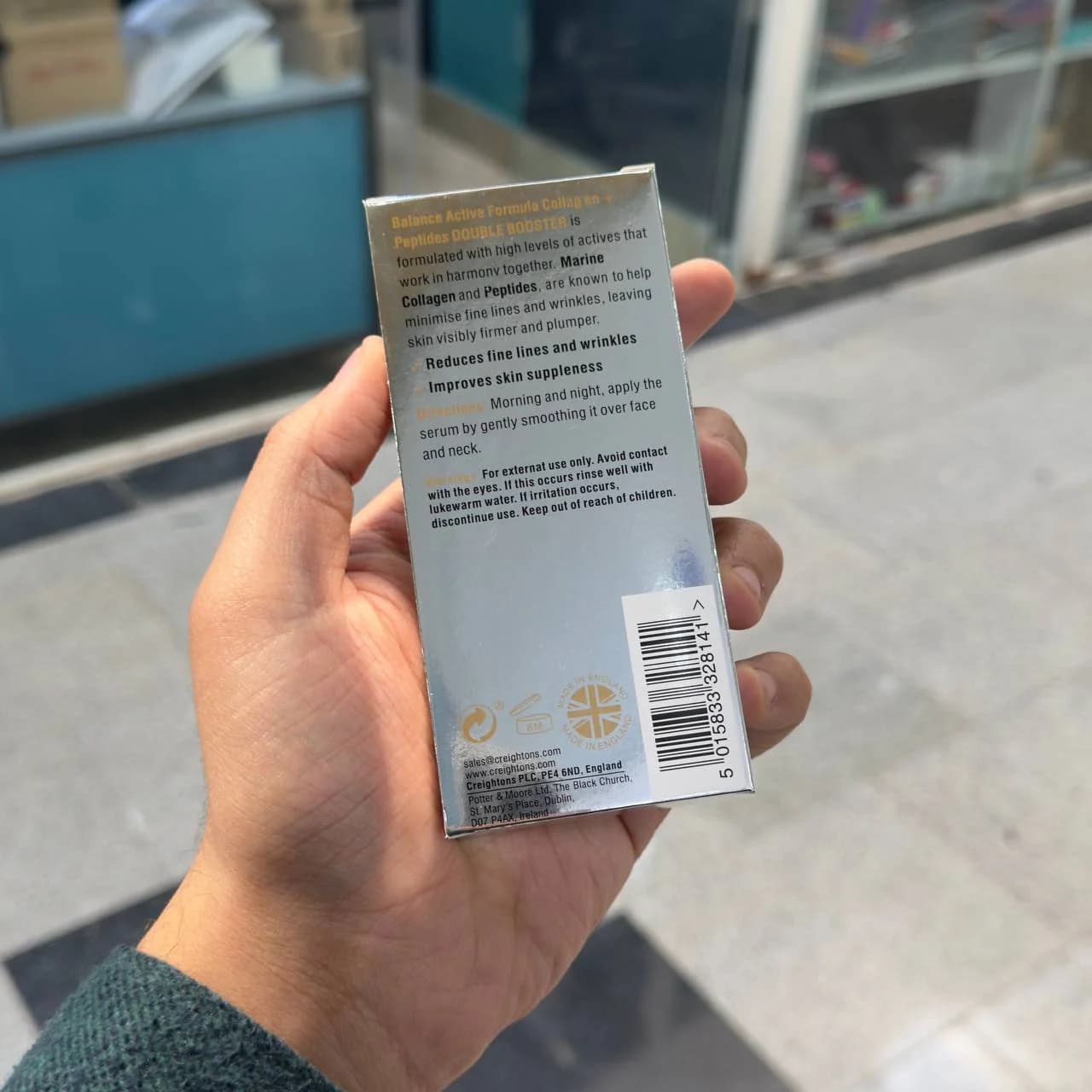 سرم کلاژن پپتاید دابل بوستر بالانس 30 میل Collagen + peptides double booster Balance — تصویر ۴