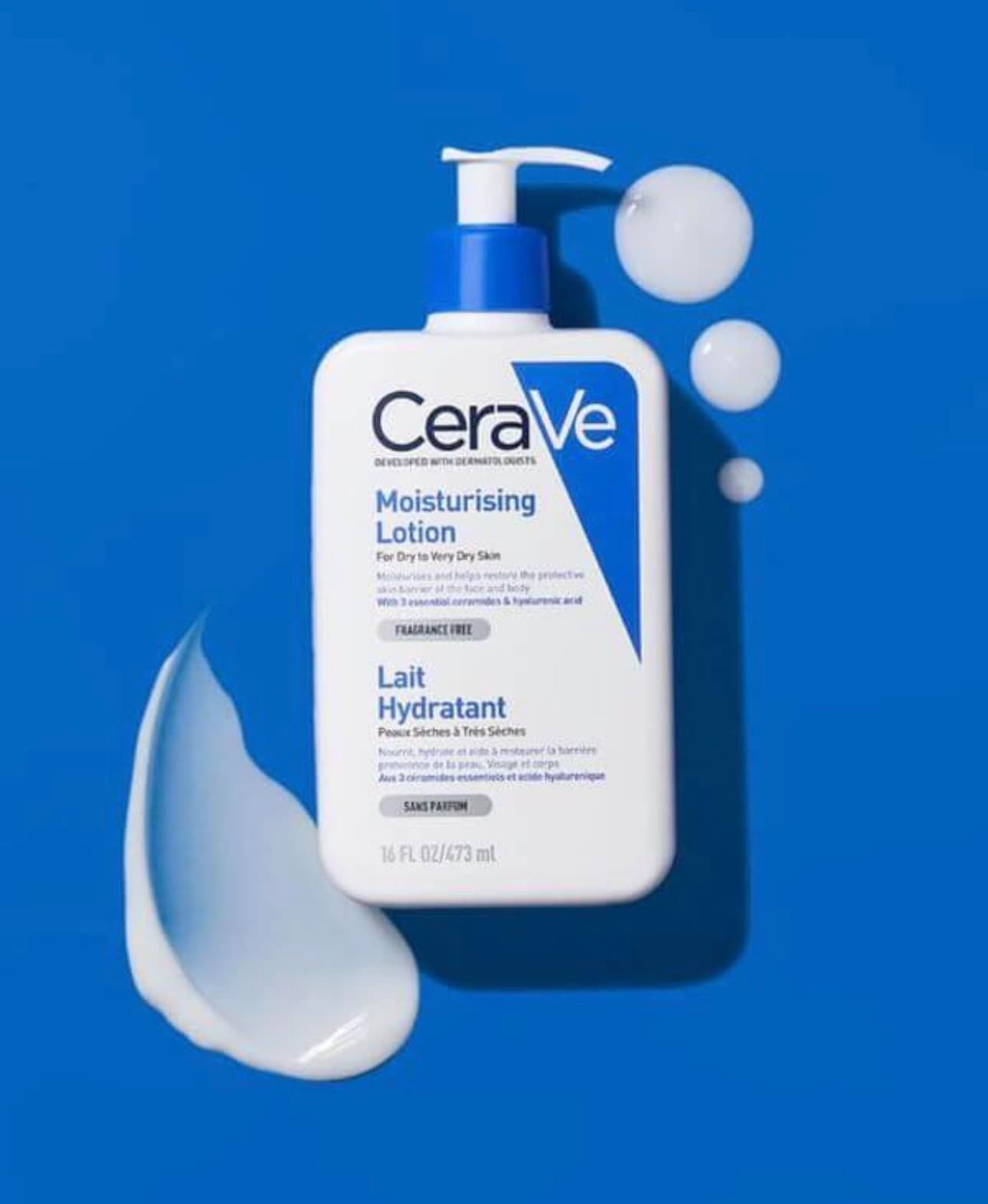 لوسیون آبرسان قوی پوست خشک سراوی Cerave Moisturizing — تصویر ۲