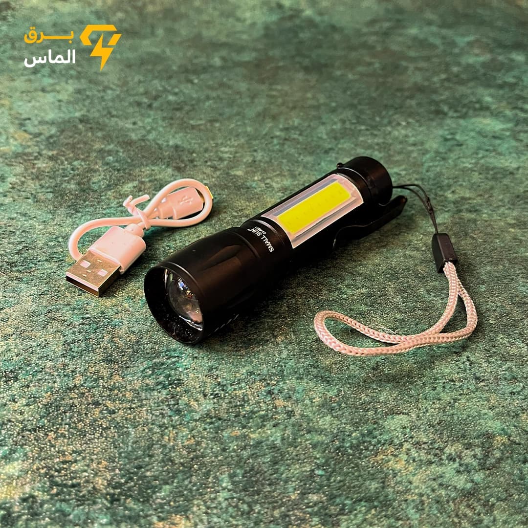 چراغ قوه اسمال سان مدل ZY-R911 نوع دستی با نور مهتابی / ضمانت اصالت و سلامت کالا