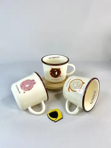 ماگ سرامیکی حیوانات HI DONUTS