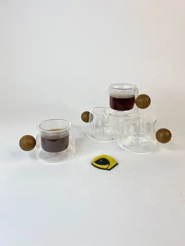 شات دوجداره کف پهن دسته توپی چوبی
