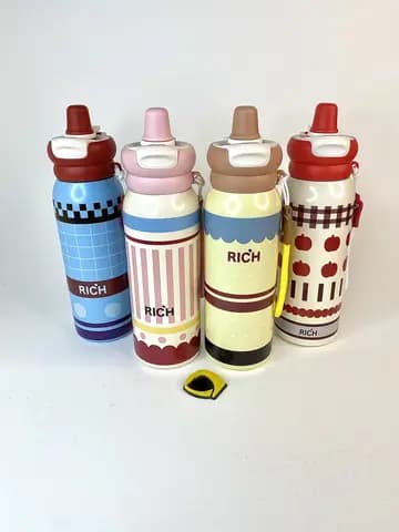 قمقمه استیل دو حالته طرح RICH حجم 650 میلی لیتر
