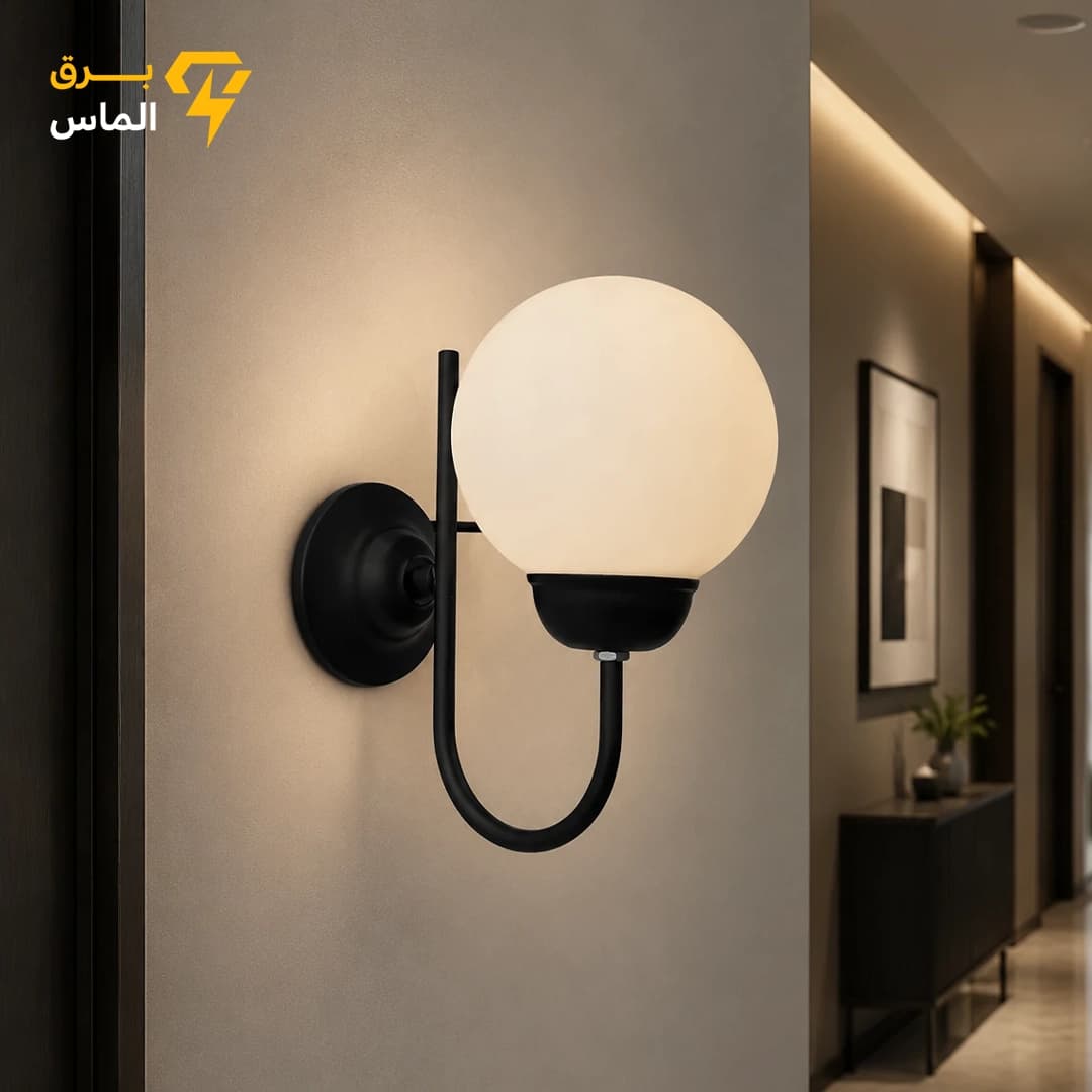لوستر دیواری طرح مولکولی