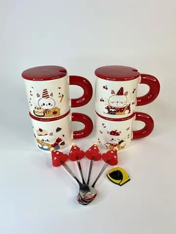 ماگ سرامیکی گربه شکمو
