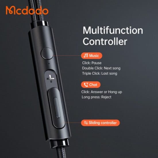 هندزفری سيمی گیمینگ پورت ورودی تایپ سی مک دودو MCDODO HP-1340 — تصویر ۷