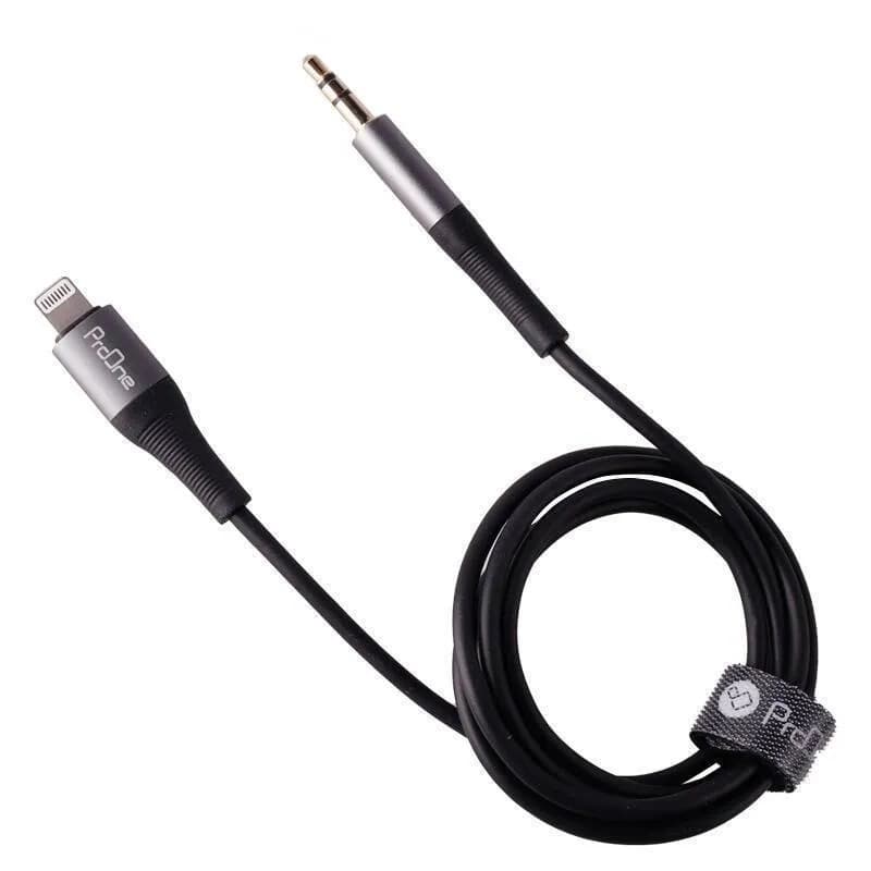 کابل تبدیل لایتنینگ به جک 3.5 aux audio پرووان مدل PCA48 طول 1 متر — تصویر ۴