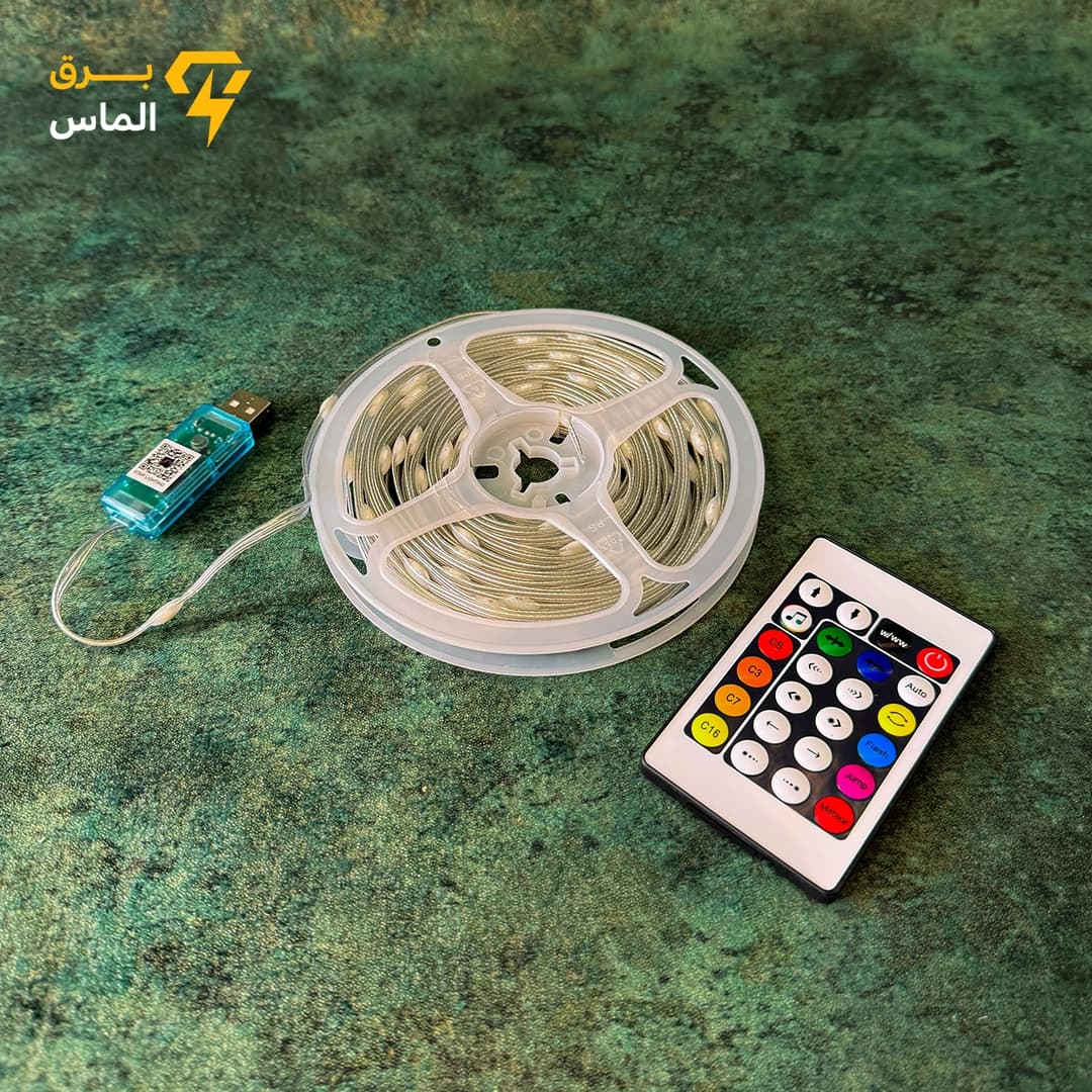 ریسه هوشمند RGB مدل SN-3 با رقص نور حساس به صدا/سری جدید اصلی/ضمانت بازگشت وجه