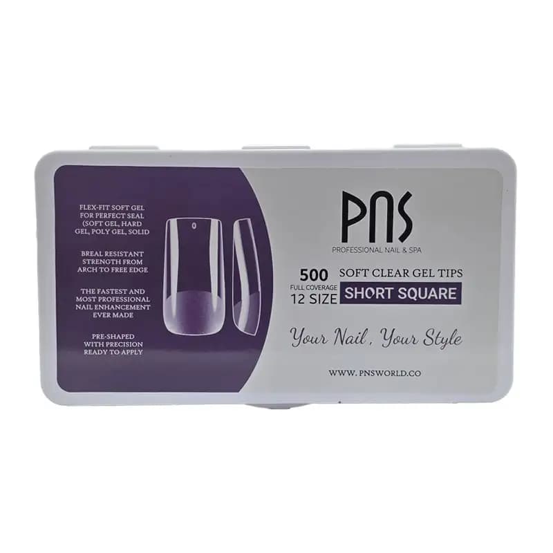 ژل تیپس ناخن پی ان اس PNS GEL TIPS 500PCS