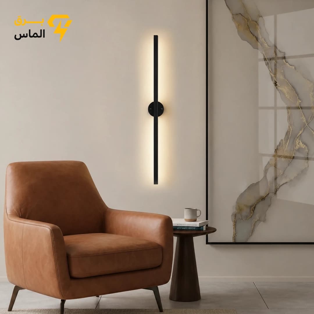 دیواری خطی مدرن k100 – بدون ریموت کنترل / ۱۰۰سانت / نچرال / مشکی الکترواستاتیک وارداتی / ضمانت 2 ساله معتبر
