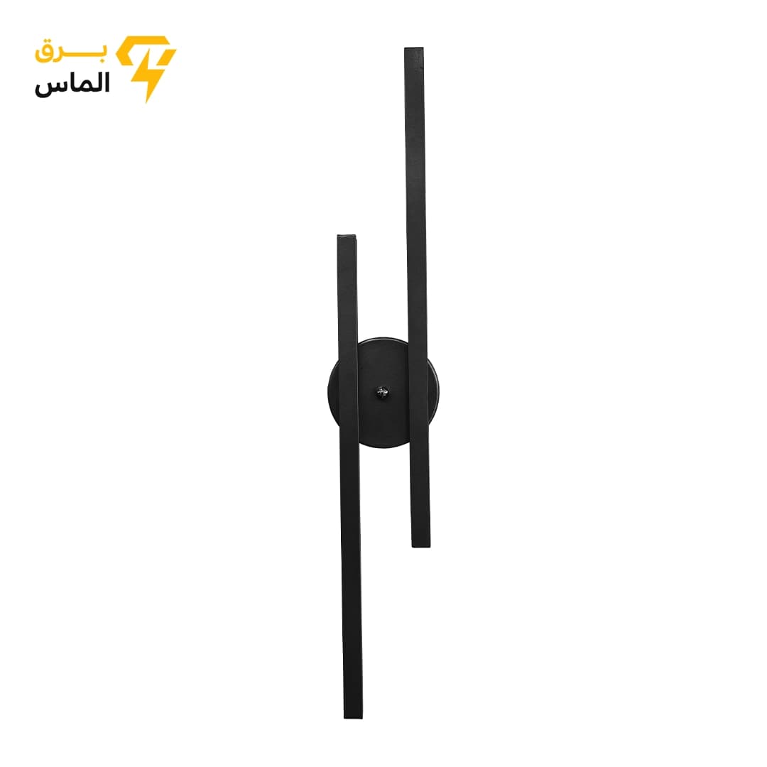 چراغ دیواری مدرن کد DM207 | بدنه مشکی | نور نچرال | مشکی الکترواستاتیک وارداتی / ضمانت 2 ساله معتبر — تصویر ۲