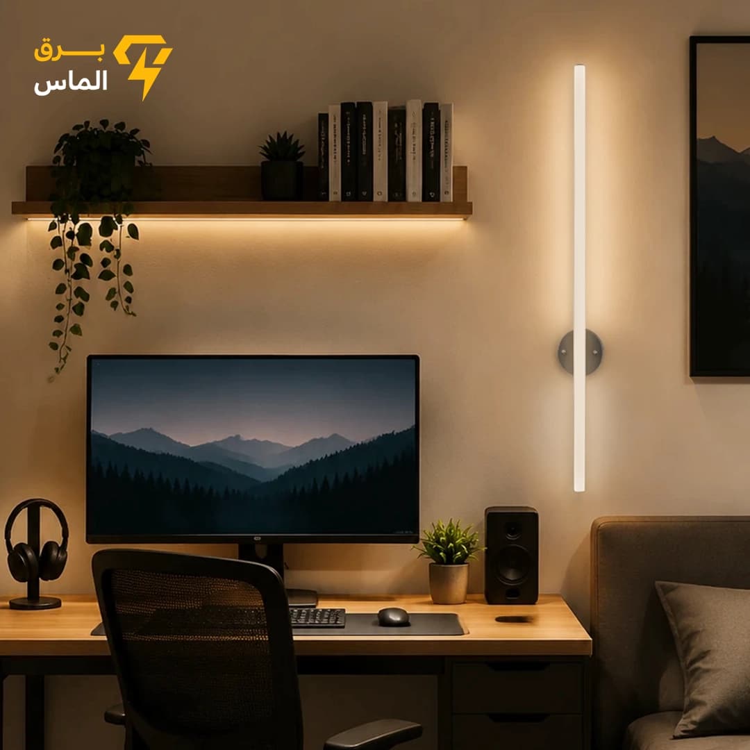 چراغ دیواری تانوس مدل لاینر نور نچرال 80 سانتی