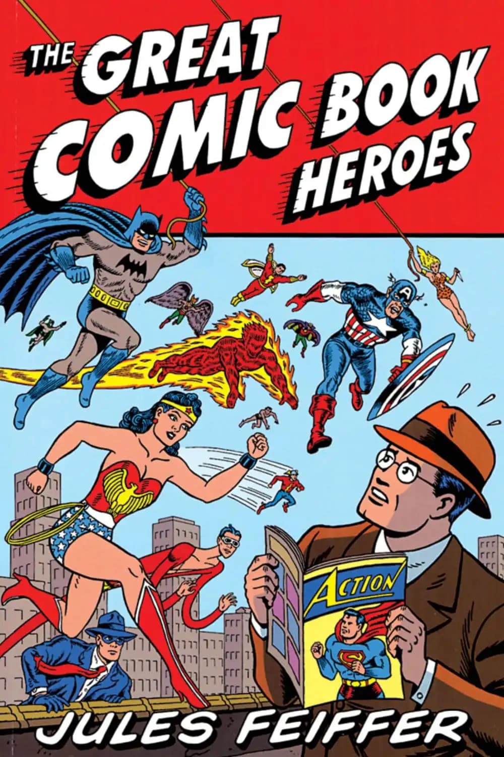 کتاب قهرمانان بزرگ کتابهای کمیک (The Great Comic Book Heroes) نسخه انگلیسی PDF | ژول فایفر