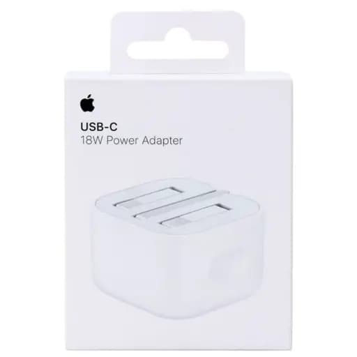 شارژر دیواری ۲۰ وات اپل USB-C اصل | مناسب آیفون و آیپد
