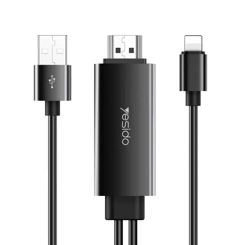 کابل تبدیل لایتنینگ به HDMI یسیدو مدل HM04