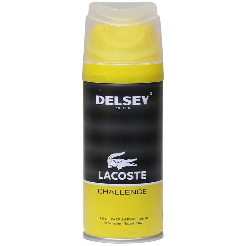 اسپری بدن مردانه دلسی مدل Lacoste حجم 150 میل