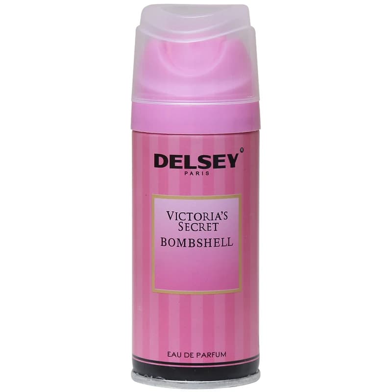 اسپری بدن زنانه دلسی مدل Victoria Secret Bombshell حجم 150 میل