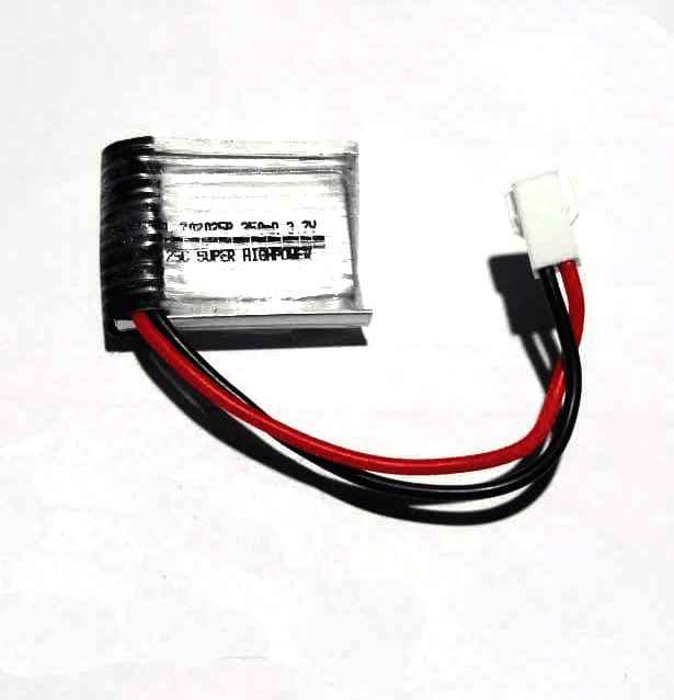 باتری لیتیوم پلیمر 702025 پروازی 3.7V ظرفیت 350mAh تک سل 25C
